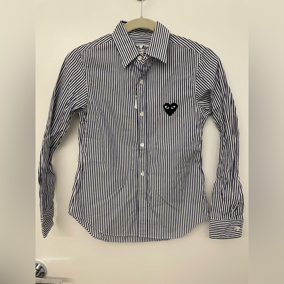NWT CDG Play Striped Shirt - Picture 5 of 10